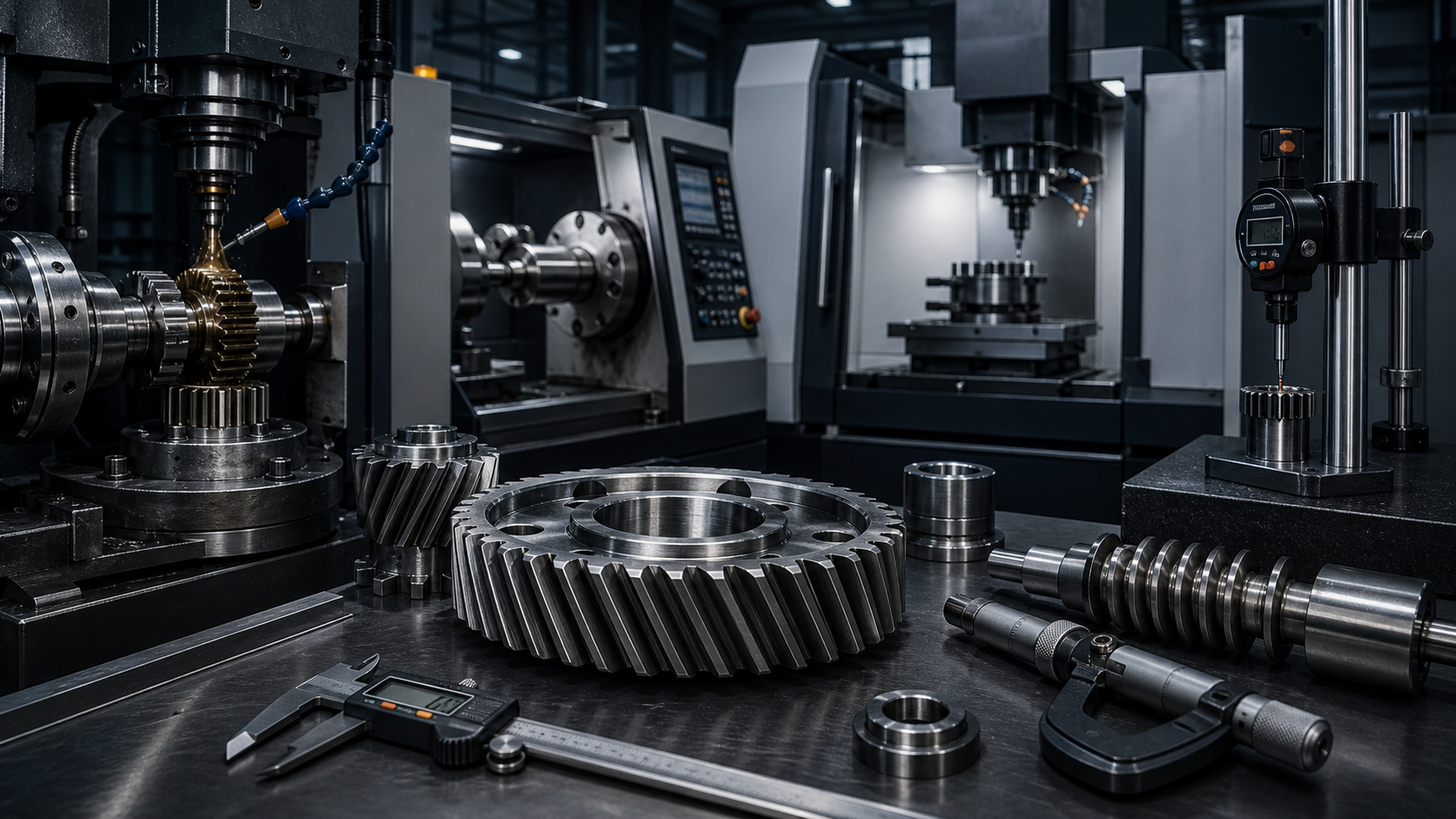 Gear hobbing manufacturing capability